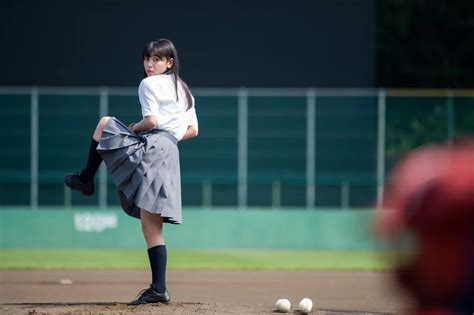 画像・写真 池田朱那、女性芸能人最速103キロのピッチングにも挑戦！ “全力野球少女”cm ついに完結231 Webザテレビジョン