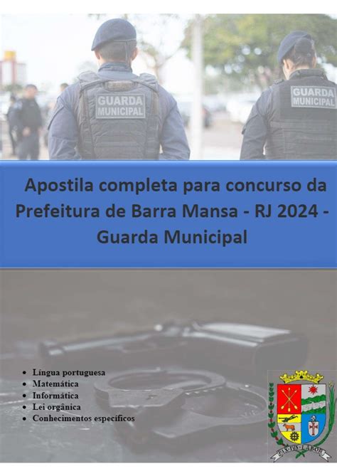 Apostila Completa Para Concurso Da Prefeitura De Barra Mansa Rj