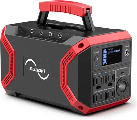 Suaoki Portable Power Station 322wh Solar Generator Power Supply Battery Pack With