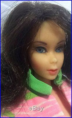 Vintage Brunette Marlo Flip Twist N Turn Tnt Barbie Doll Japan