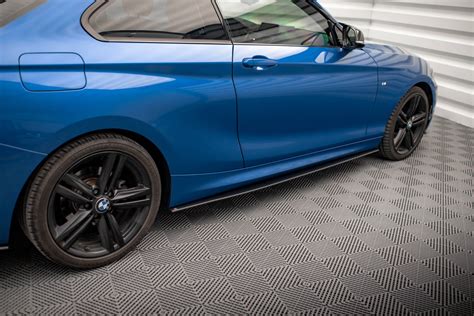 Street Pro Side Skirts Diffusers Bmw M Pack F Black Our Offer