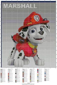 Idee Su Paw Patrol Punto Croce Punto Croce Disney Schema