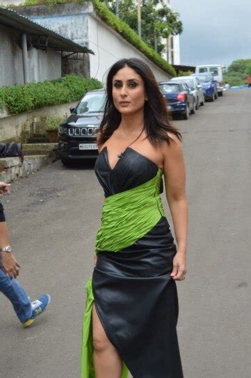 Kareena Kapoor Is A Ravishing Goddess In Thigh High Slit Black Leather