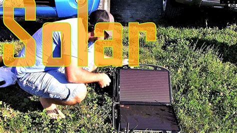 Harbor Freight Solar Charger Briefcase Youtube