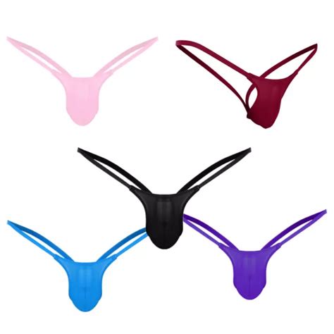 MEN MICRO JOCKSTRAP Bikini Thongs G String Bulge Pouch Briefs Underwear Panties PicClick AU