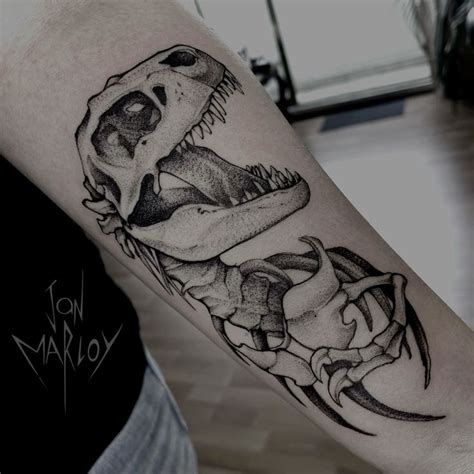 Dinosaurio T Rex In Tattoos T Rex Tattoo Skull Tattoo