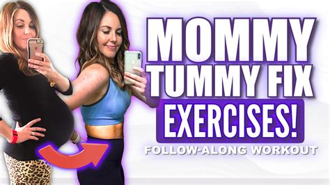 Mommy Tummy Fix Workout Postpartum Ab Exercises For Diastasis Recti