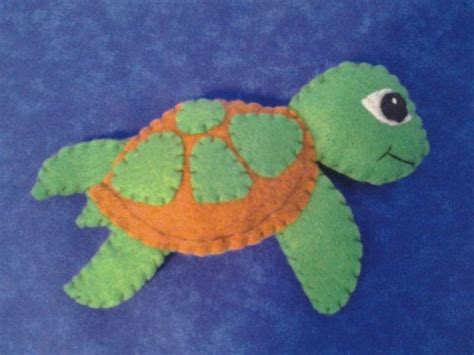 Felt Sea Turtle Ornament Nursery Decor Etsy Italia