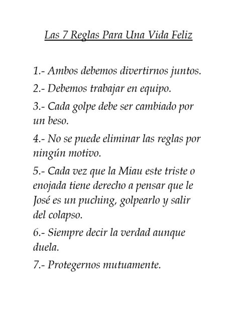 Las 7 Reglas Para Una Vida Feliz Pdf