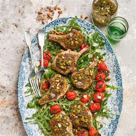 Recette côtes d agneau au pesto Marie Claire