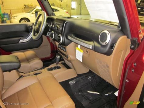 Black Dark Saddle Interior 2011 Jeep Wrangler Unlimited Sahara 4x4 Photo 42822090