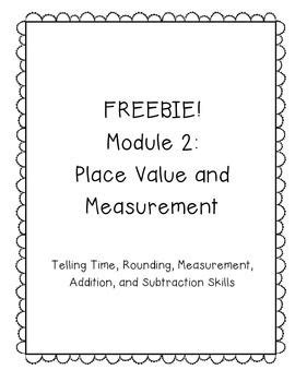 Freebie Rd Grade Engage Ny Interactive Math Notebook Module Math