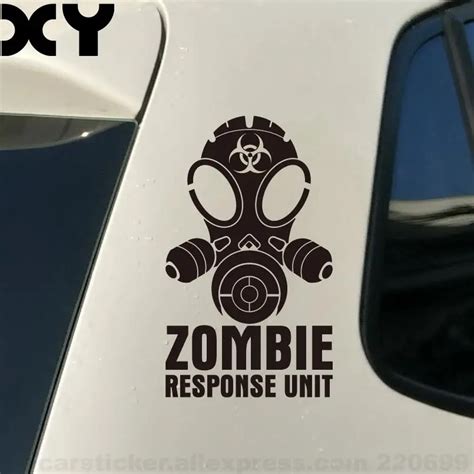 Zombie Car Sticker Vinyl Decal Car Sticker Truck Car Window Bumper Guitar Cartoon Stickers