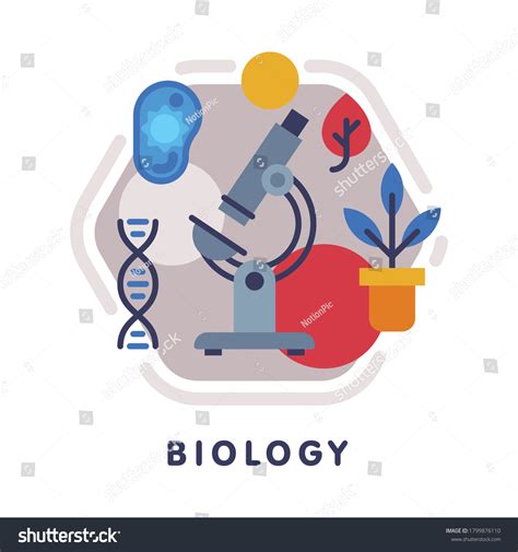 Biology School Subject Icon Education Science Stock Vector Royalty Free 1799876110 Shutterstock