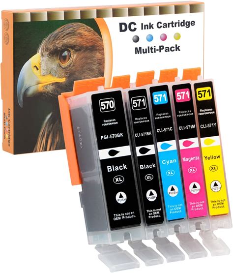 D C Cartouches D Encre Compatible Pour Canon Pgi Cli Xl Pour