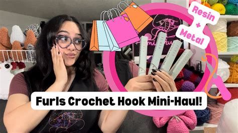 Furls Crochet Hook Review Unboxing My First Furls Metal Resin Youtube