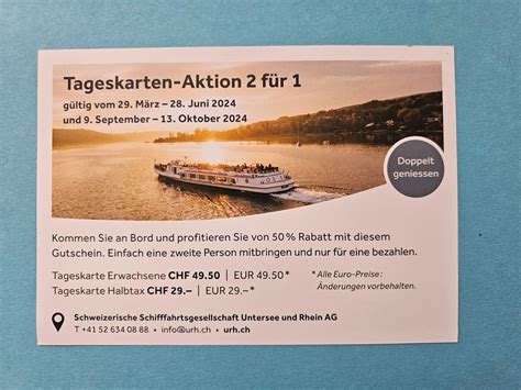 Untersee Und Rhein Schifffahrt F R Tageskarten Kaufen Auf