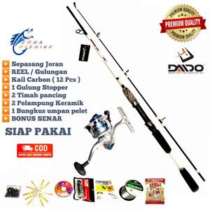 Jual Dijual Set Pancing Laut Joran Sambung Daido Japan Style Kg Paket