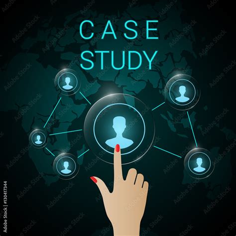 case study background banner stock vector adobe stock