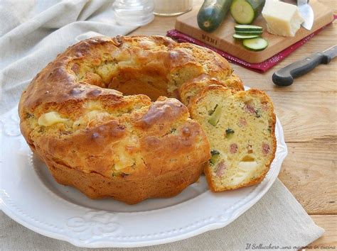 Ciambella Salata Con Zucchine Speck E Formaggio Ricette Ricette Di