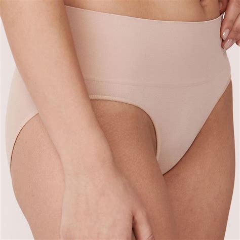 La Vie En Rose Seamless High Waist Bikini Panty Beige Color Buy La Vie