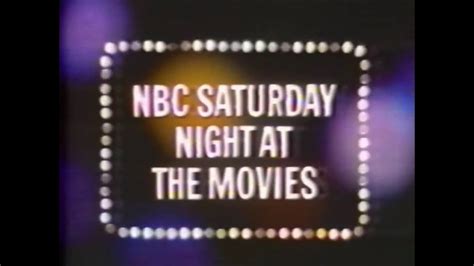 NBC SATURDAY NIGHT AT THE MOVIES 1972 YouTube