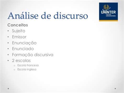 Análise De Discurso