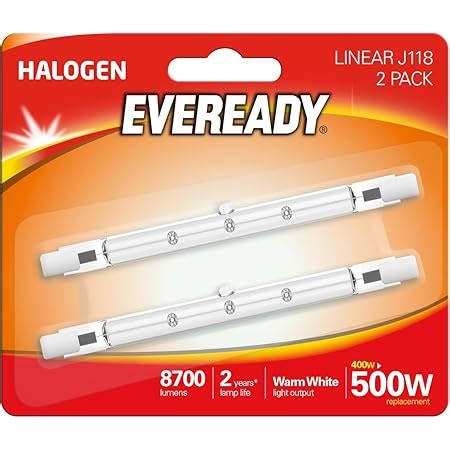 Klarlight 5X R7s Halogen Bulb 118mm Slim 500W J118 J Typ Linear