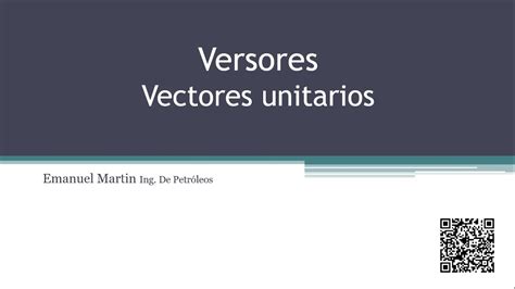 VECTORES UNITARIOS o VERSORES FISICA teoría ejercicios resueltos y