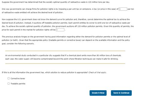 Solved 7 Correcting For Negative Externalities Taxes Chegg