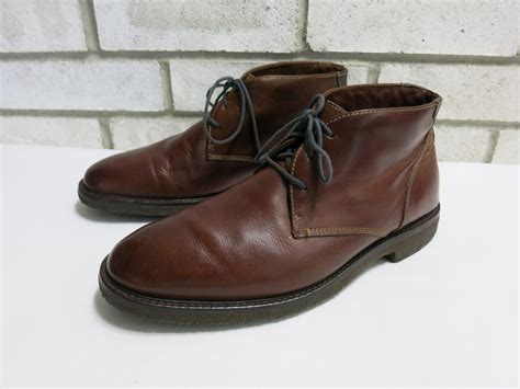 Johnston And Murphy Johnston And Murphy Sheepskin Leather Chukka Boots 85 M Grailed