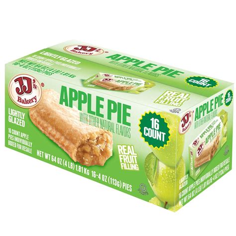 JJ S Bakery Apple Snack Pies 4oz 16pk Walmart