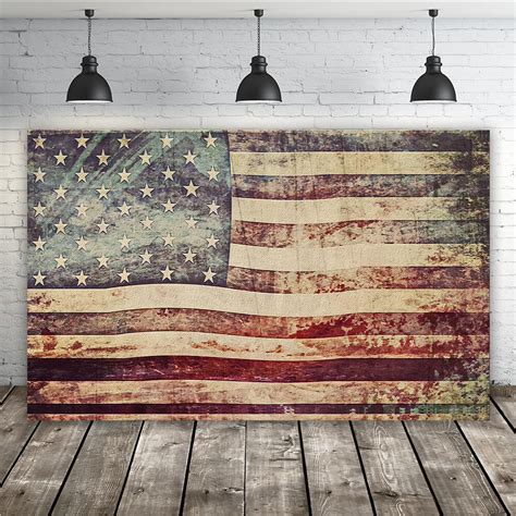 Old Grunge Usa Flag Independence Day Backdrop M6 68 Dbackdrop