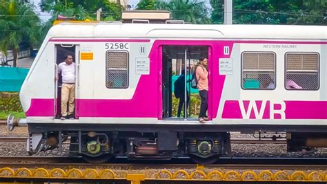 Mumbai Fast Local Trains At Santacruz Station Indian Railways YouTube