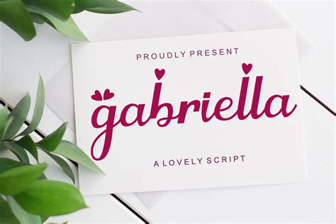 Gabriella Lovely Script Free Fonts Script And Handwritten Fonts