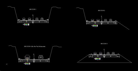 Sections Type Road Dwg Section For Autocad Designs Cad