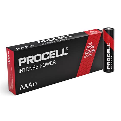 Duracell Procell Intense Aaa 10 Pack Sound Dynamics