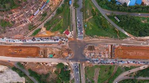 Lihat Foto Foto Pembangunan Fly Over Simpang Jam Batam Yang Sedang