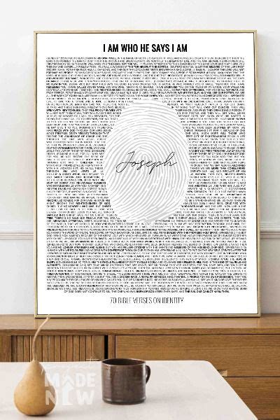 God S Fingerprint Bible Verses Art Print