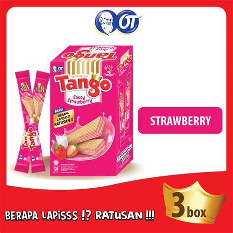 Jual Wafer Tango Sassy Strawberry Gr Isi Box Kota Tangerang