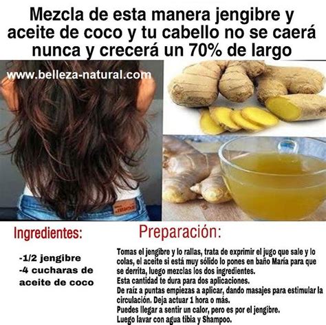 Tratamientos Caseros Para El Pelo Con Jengibre