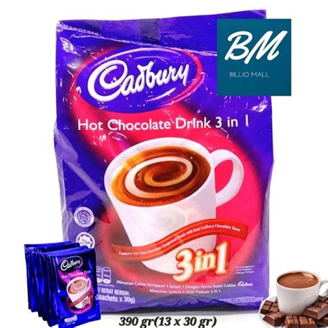 Jual Cadbury Hot Chocolate Drink Gr Bag Isi Sachet Shopee