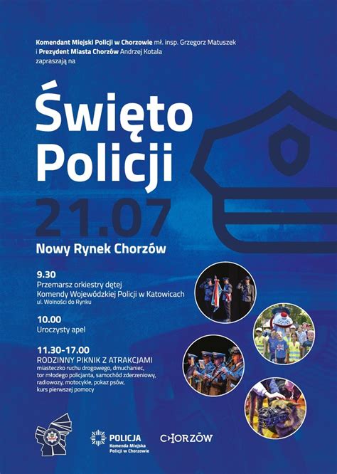 Zaproszenie na chorzowskie obchody Święta Policji Wiadomości