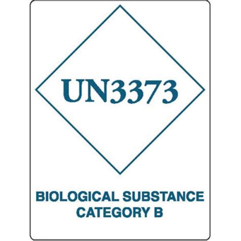 UN3373 Biological Substance Category B Labels 250 Pk EBay