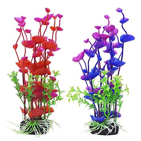 Mudder Artificial Aquatic Plants Aquarium Plants Plastic Fish Tank ...