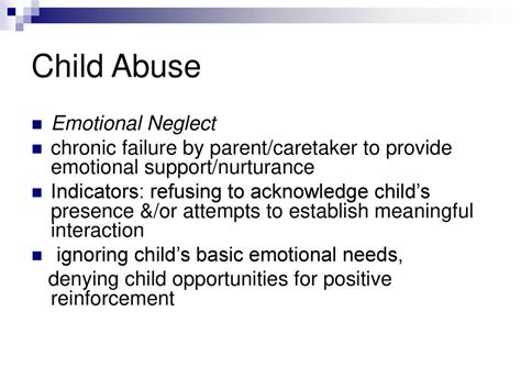 Victims Of Abuse Or Neglect Ppt Download