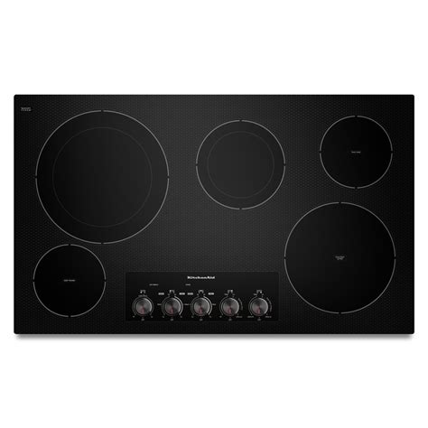 Kitchenaid 5 Element Smooth Surface Electric Cooktop Black Common