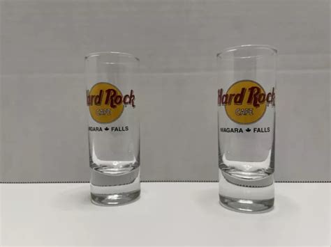 HARD ROCK CAFE Niagara Falls Shot Glass Set Of 2 9 52 PicClick UK