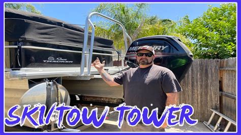 Sun Tracker Pontoon Boat Tow Bar Boats