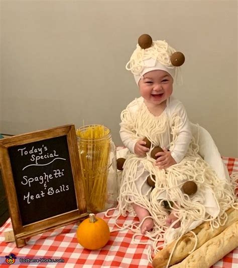 Spaghetti And Meatballs Costume Coolest Diy Costumes Cute Baby